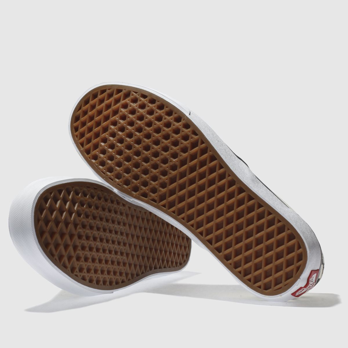 Klasické tenisky Vans s šachovnicovým vzorem v černé a krémové barvě