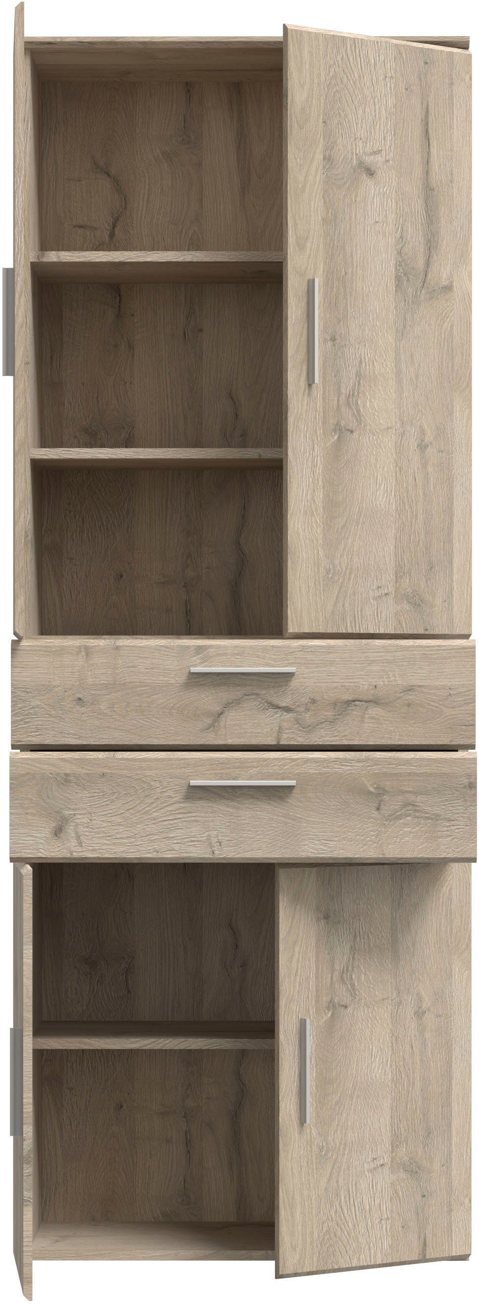 FORTE Aktenschrank Mindi Mehrzweckschrank, Breite 80,5 cm