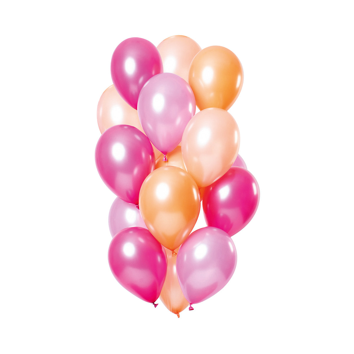 Luftballons Rosamix 30 cm, 15 Stück