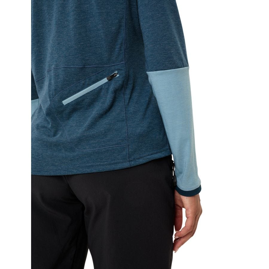 Tremalzo Langarm Hoodie T-Shirt Damen