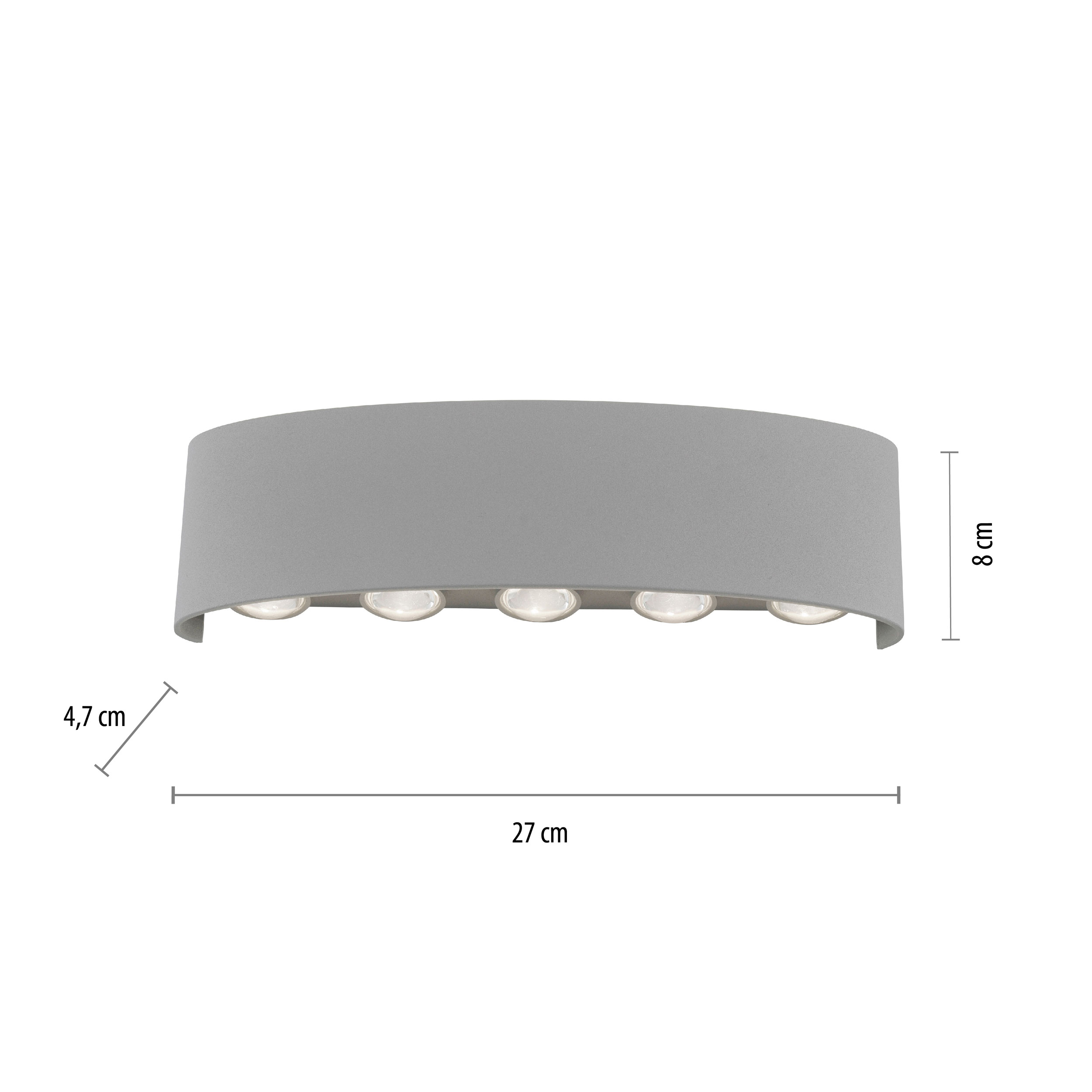 Paul NeuhausLED-Wandleuchte 10flg