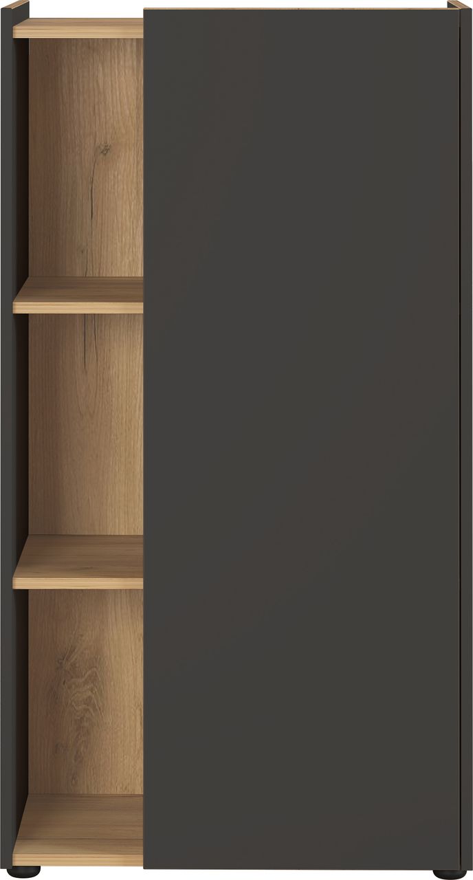 Trendstabil Aktenschrank 2976 Graphit/Navarra-Eiche-Nb.