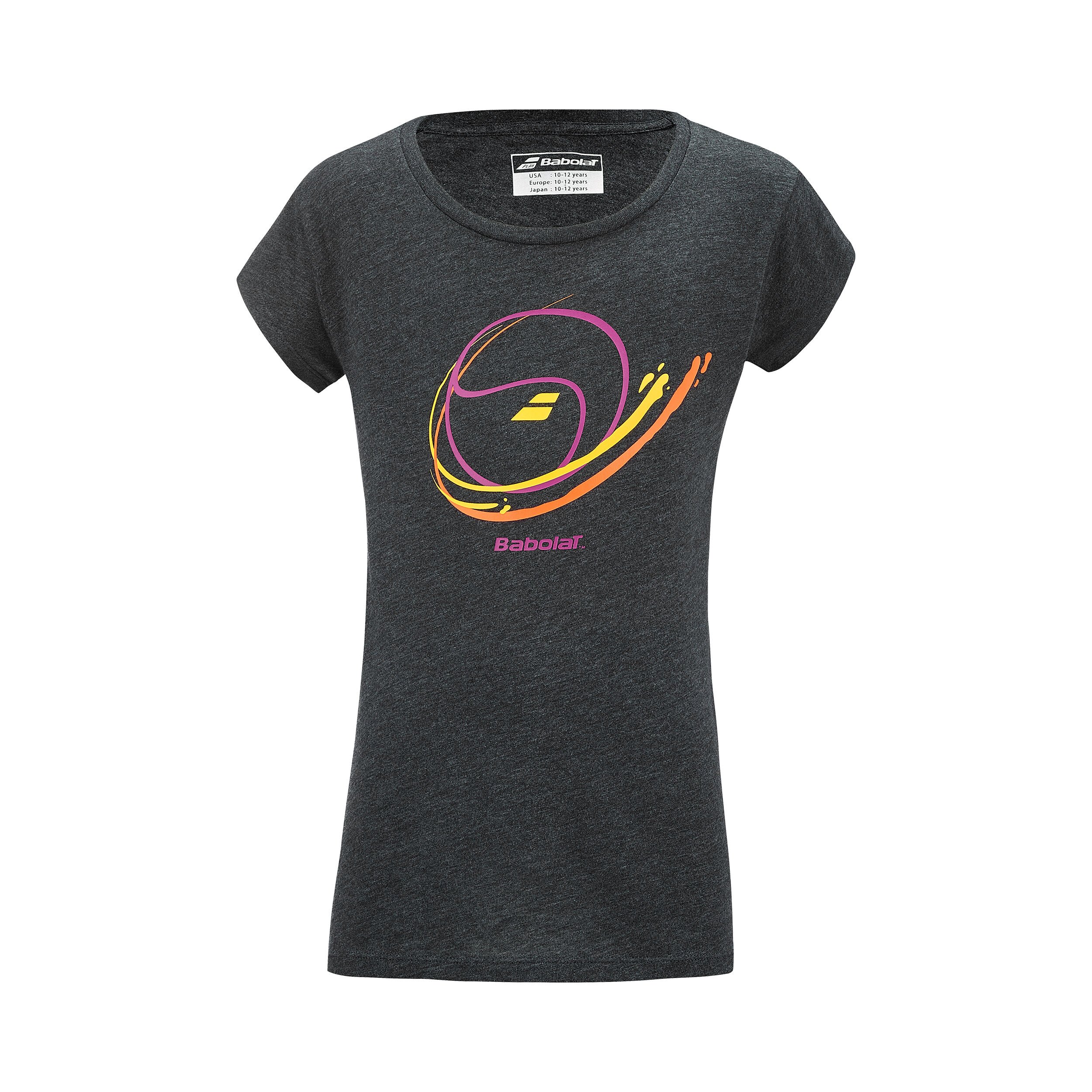 Exercise Message T-Shirt Mädchen - Schwarz, Mehrfarbig