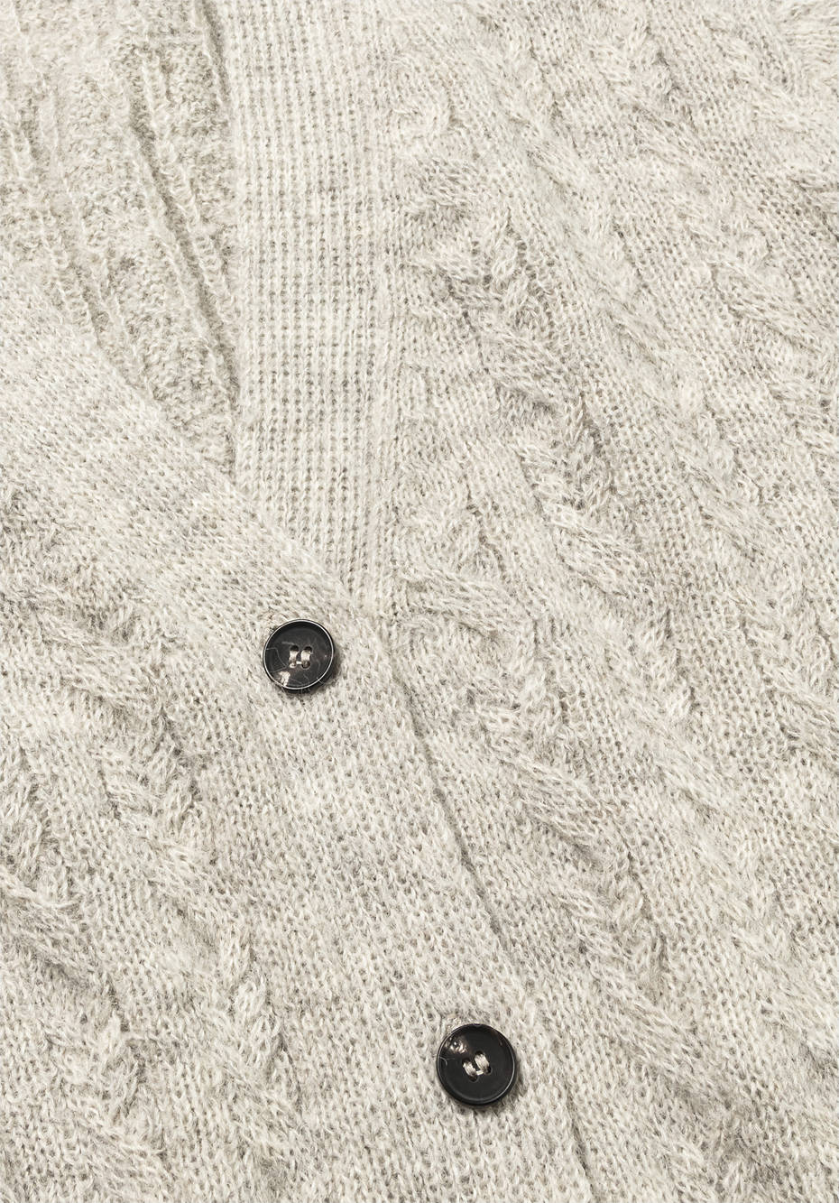 Strickjacke aus reinem Baby-Alpaka