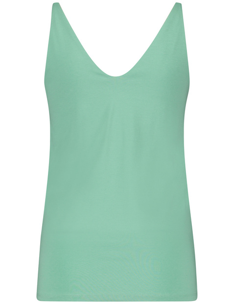 Basic Top mit Rückenausschnitt