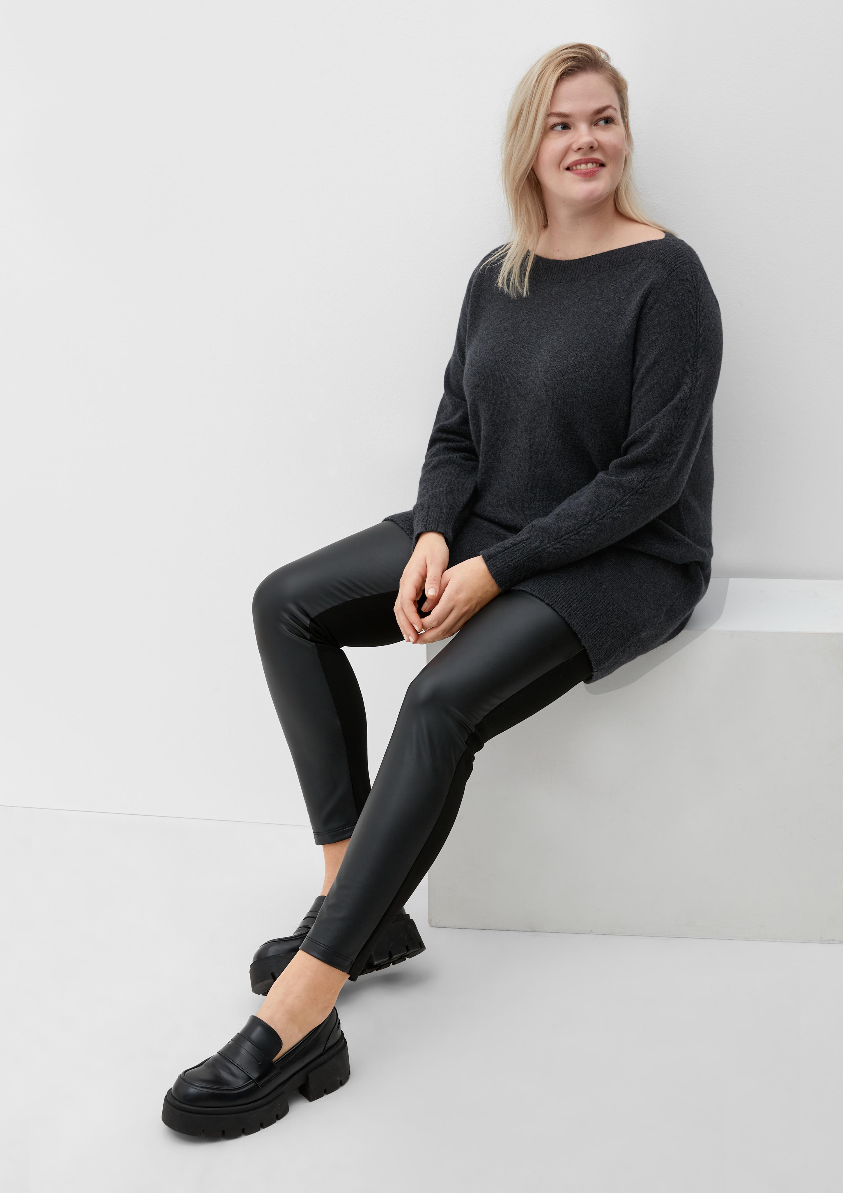 Longpullover mit Zopfmuster  2125650-98W0