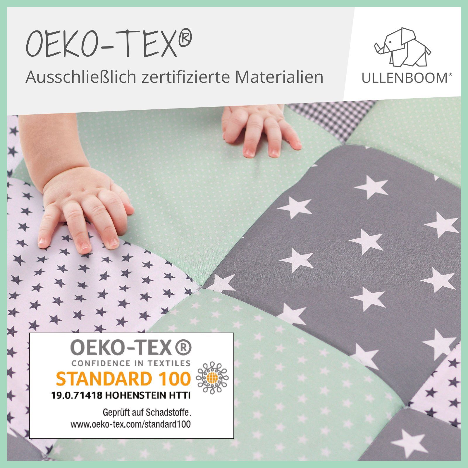 Krabbeldecke Baby Krabbeldecke 100x100 cm 