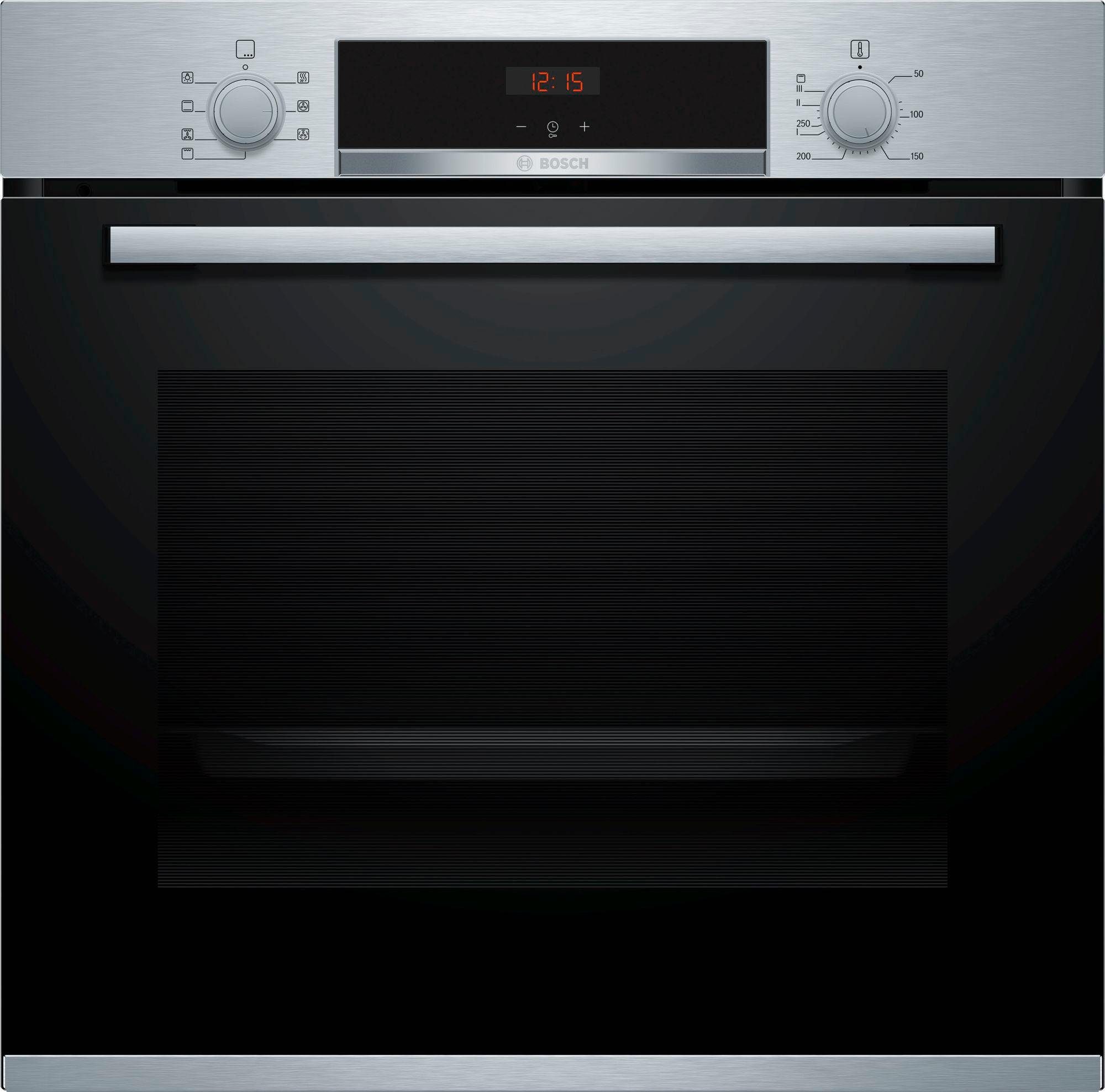 BOSCH Einbaubackofen 4 HBA533BS1, mit Teleskopauszug nachrüstbar, ecoClean Direct