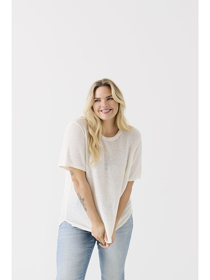 ONLY Carmakoma Shirt in Creme günstig kaufen