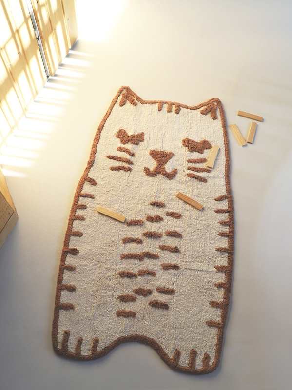 Tapis petit chat 65x120cm LITTLE CHARLIE