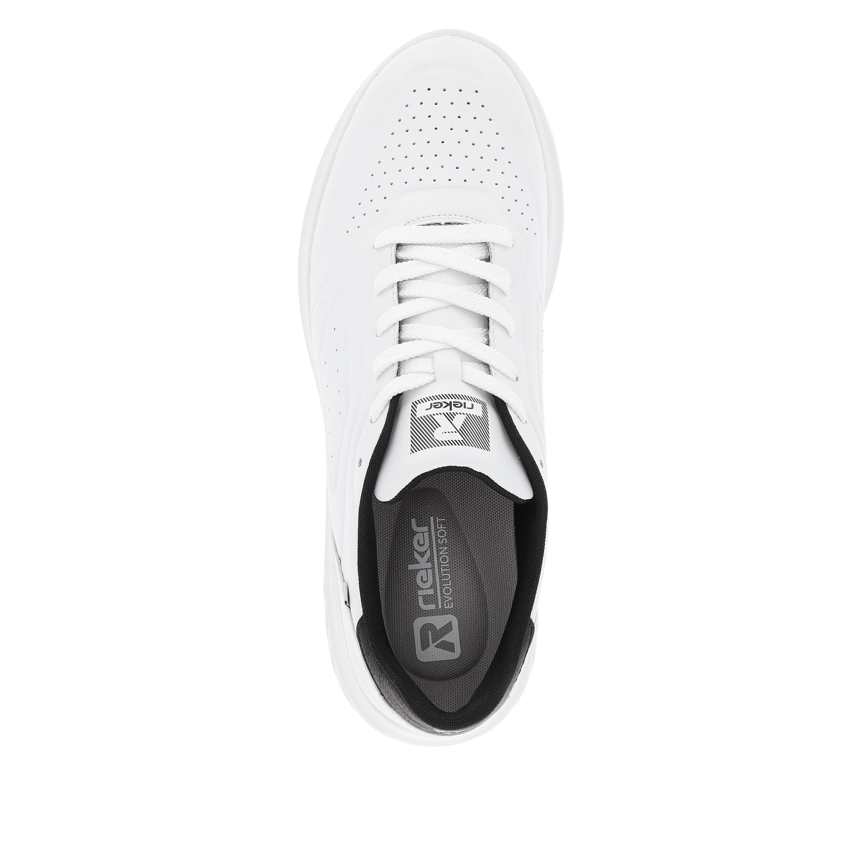 Rieker Herren Sneaker Low crystal white