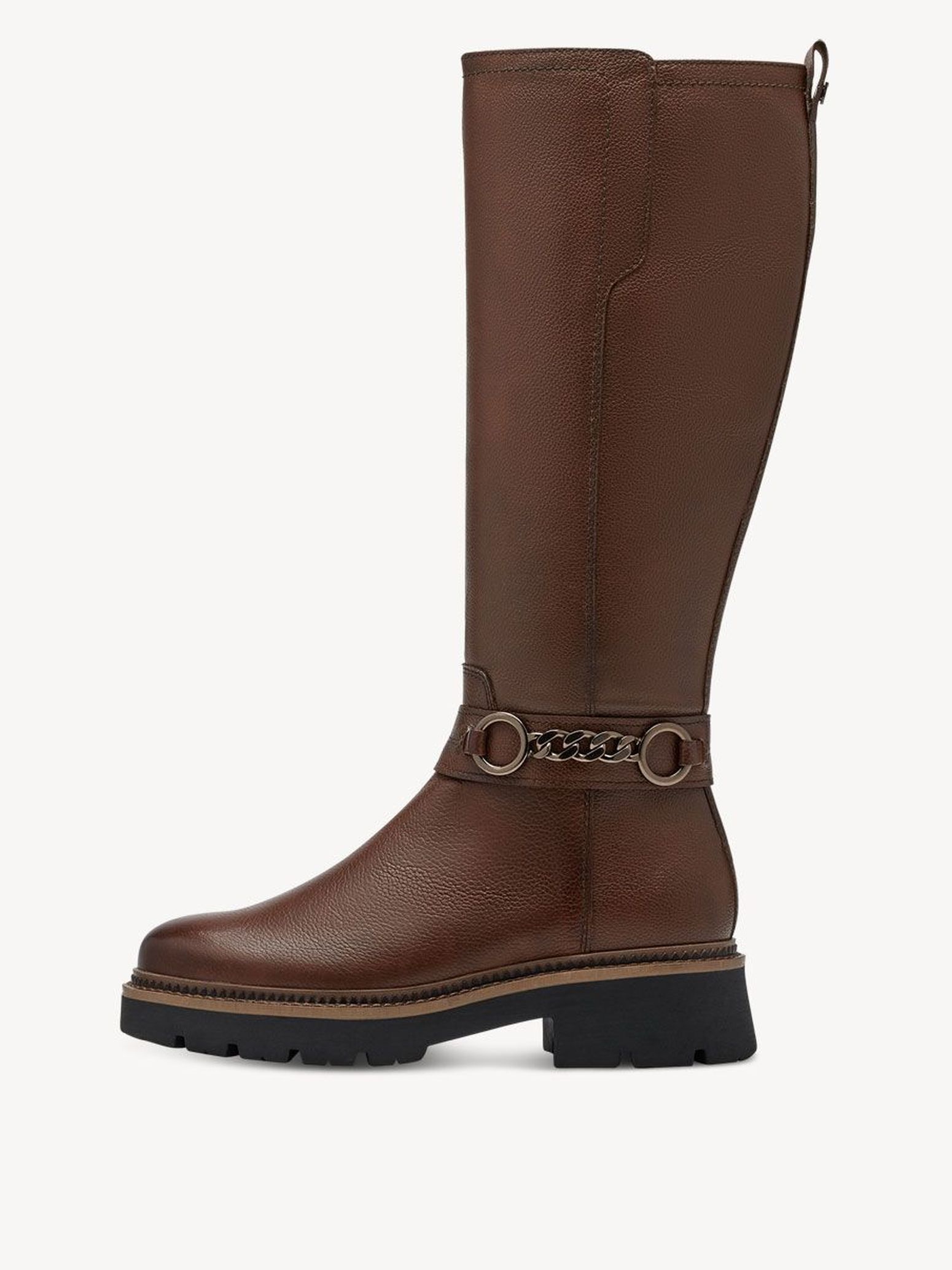 Bottes en cuir - marron
