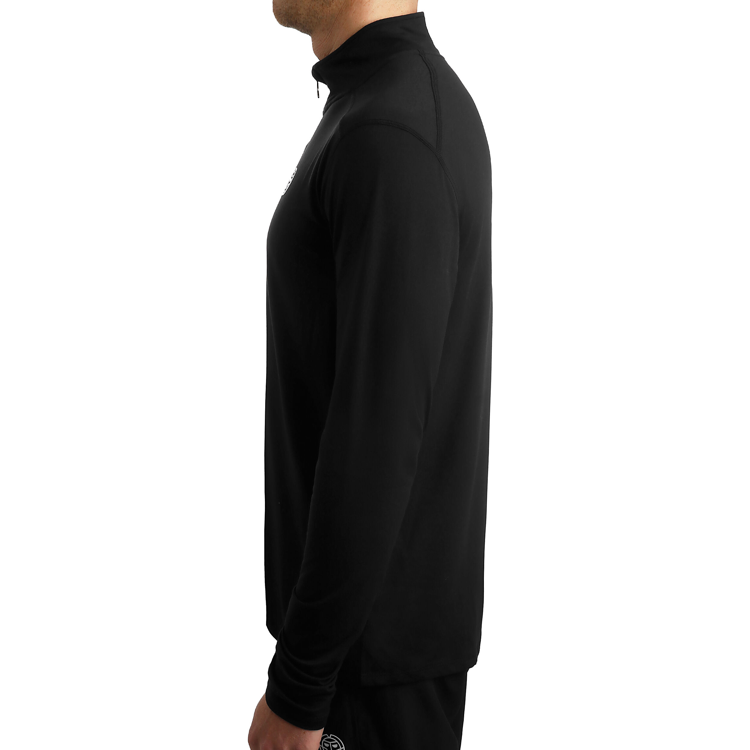 Zac Tech Half Zip Longsleeve Herren - Schwarz, Weiß