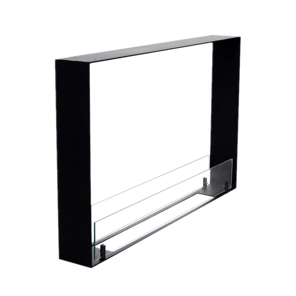 Foco Foco Two 800 Ultra Slim, Bioethanol-Kamin, extra schlank, Flammen von zwei Seiten sichtbar, Breite 60 cm, bis zu 7 Stunden Brenndauer, 3 kW