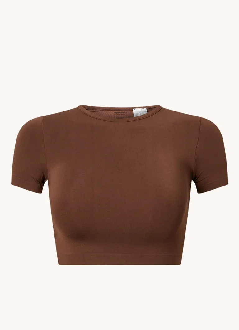 Organic Basics  Crop top met stretch