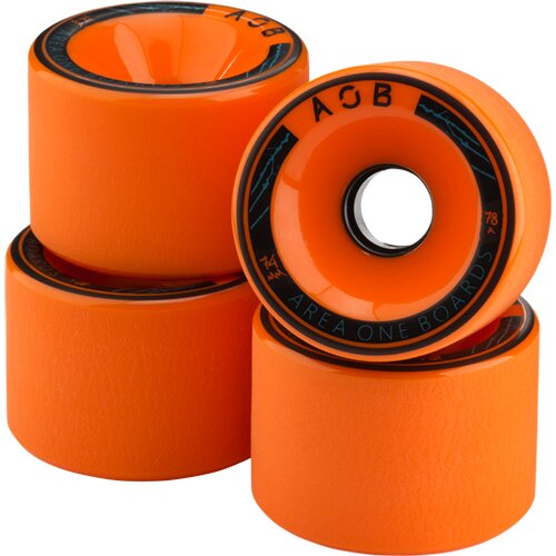 SKATEBOARD WHEEL ORANGE - 83A