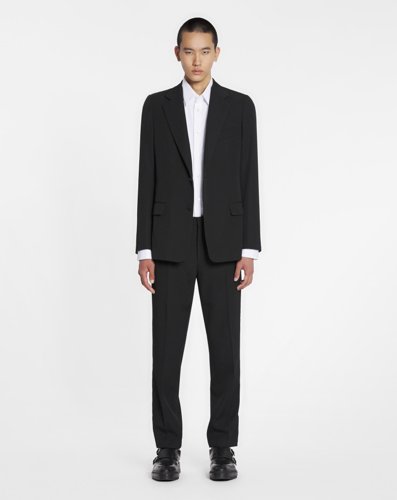 PANTALON CIGARETTE AVEC BANDES LATÉRALES