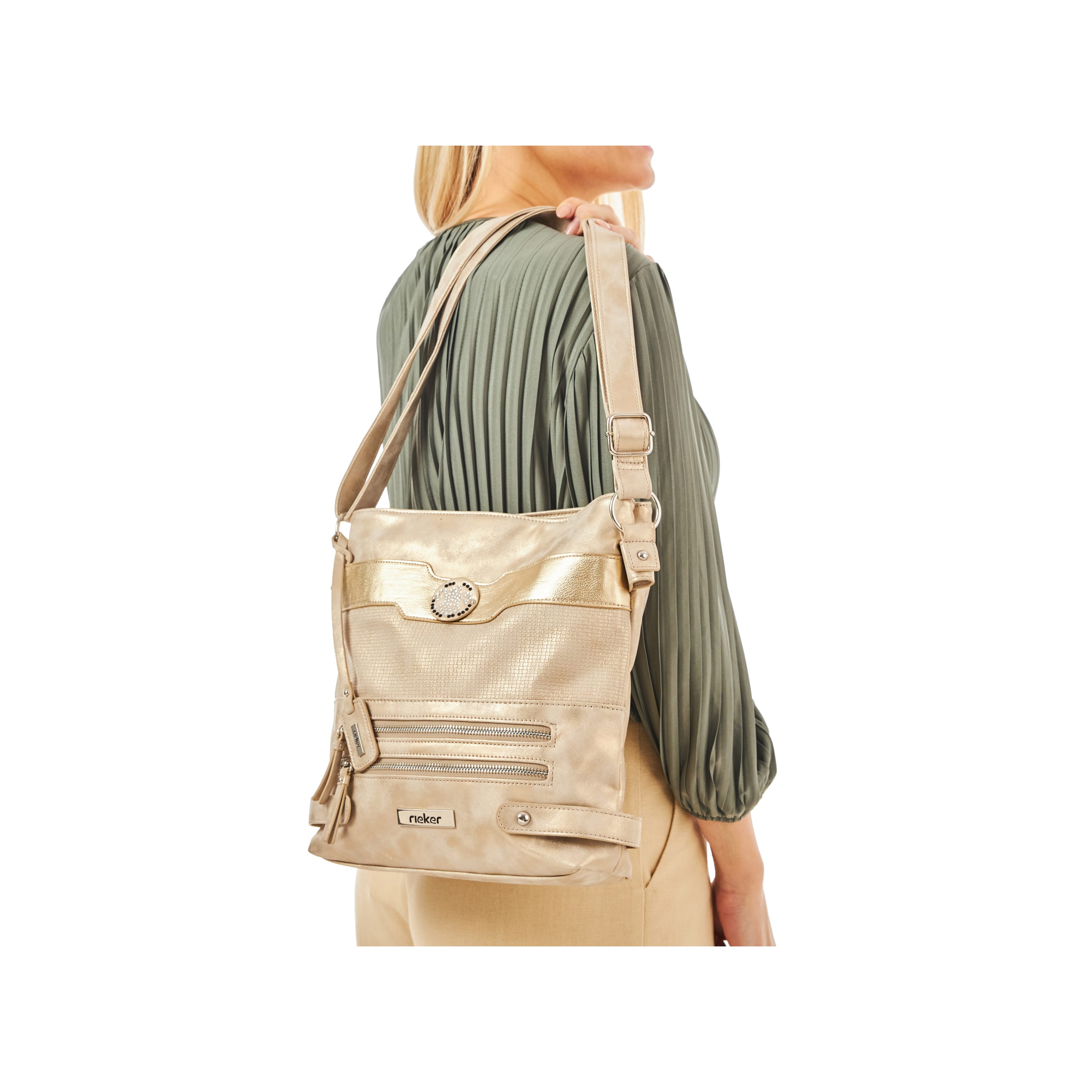 Rieker | Umhängetasche metallic