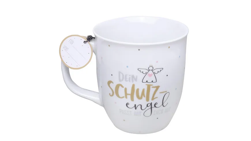 GRUSS & CO Tasse »Dein Schutzengel passt auf Dich auf«