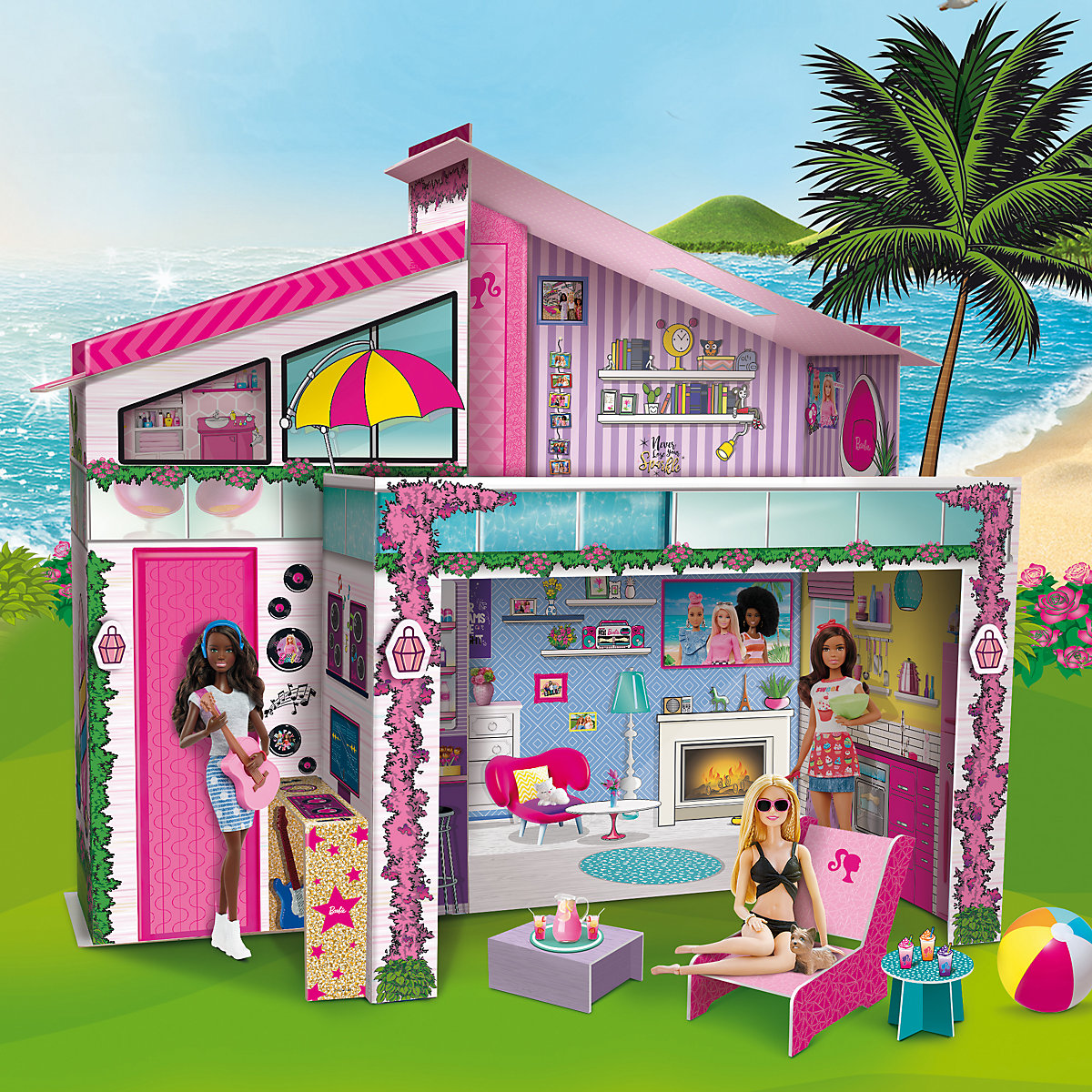 Barbie Sommervilla mit Puppe