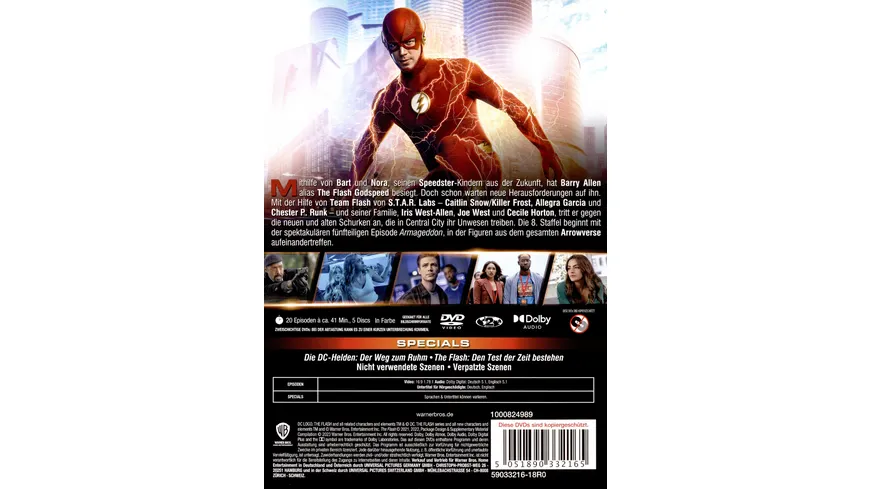 The Flash: Staffel 8  [5 DVDs]