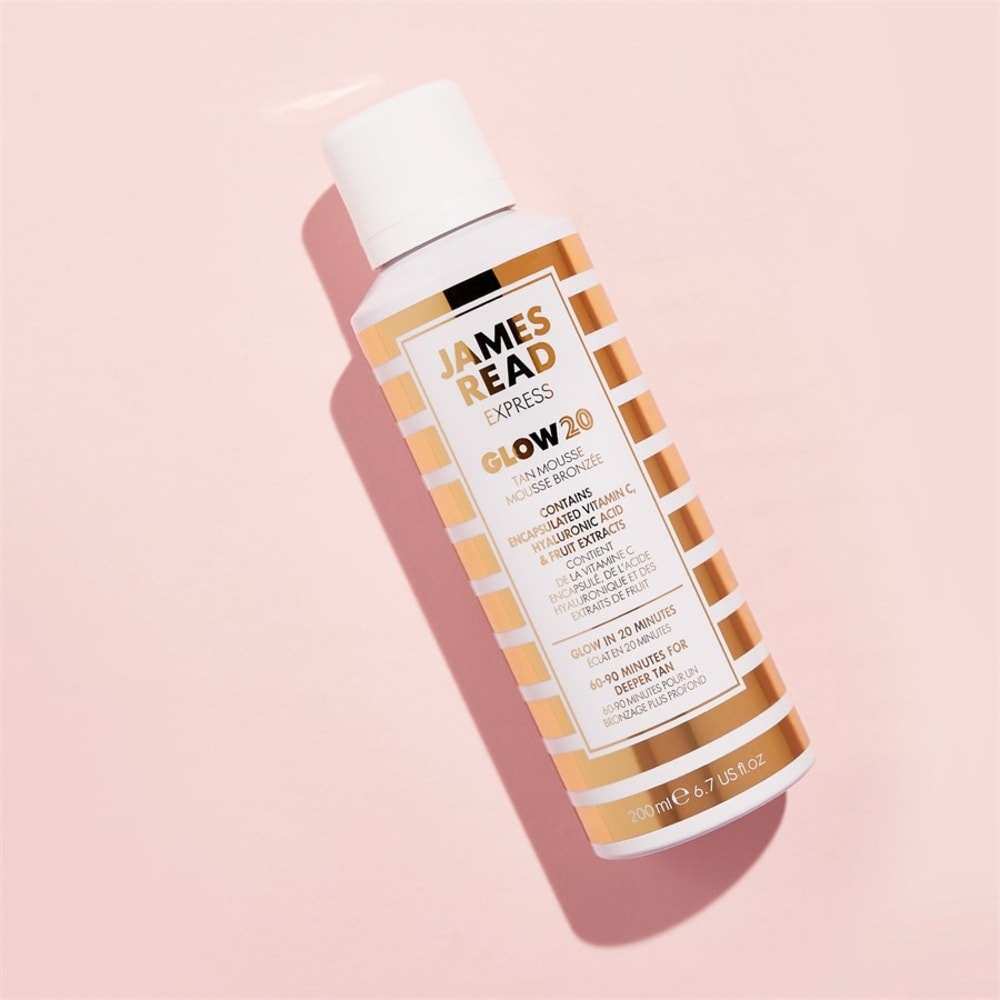 James Read Glow 20  Mousse bronzée auto-bronzant