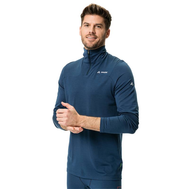 VAUDE Men's Monviso Wool Halfzip LS T-Shirt T-Shirt Herren