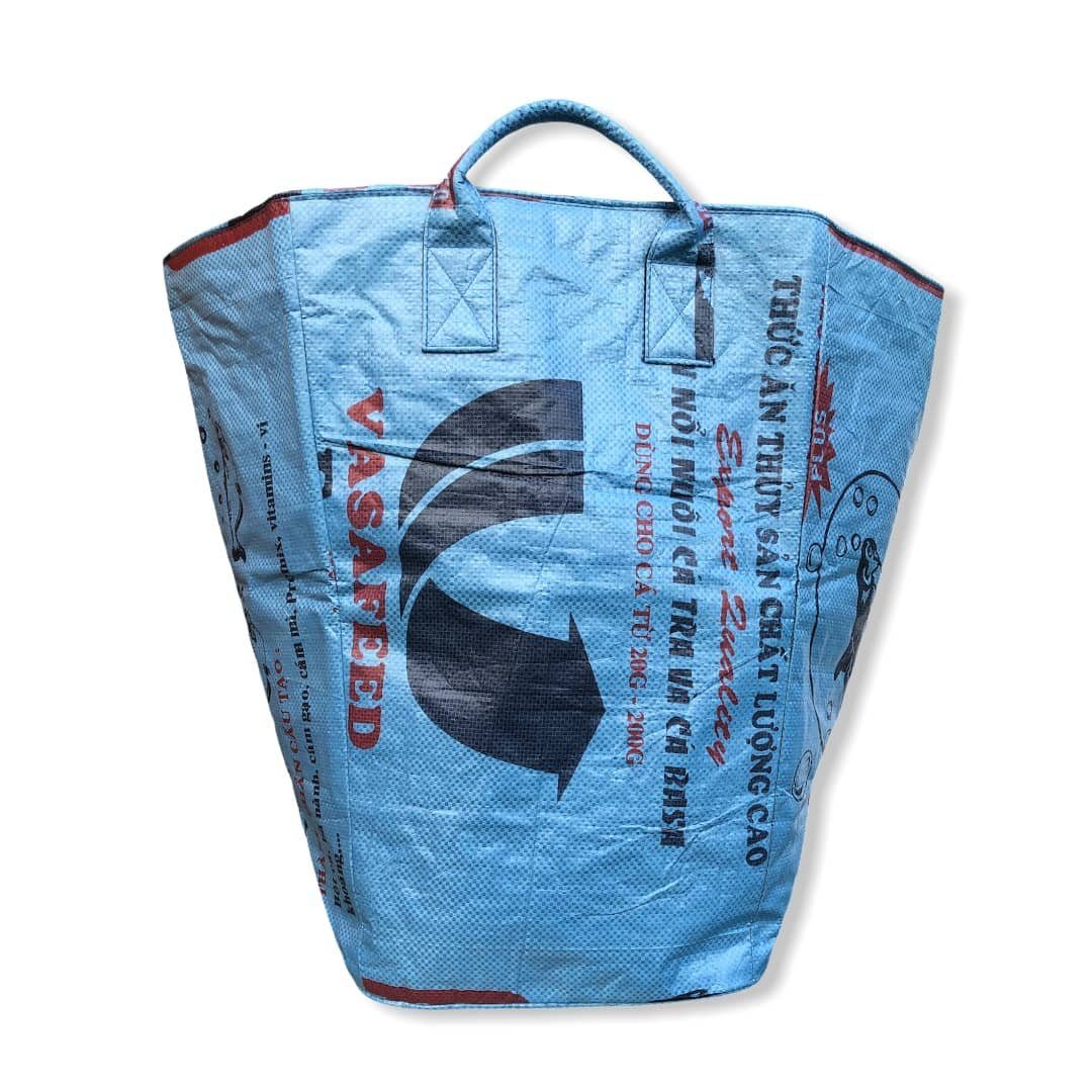 LK Trend & Style Aufbewahrungstasche Universaltasche, Wäschesammler, Spielzeugtasche, Aufbewahrungssack (Stylischer Aufräumsack, Universalbeutel), Upcycling Produkt