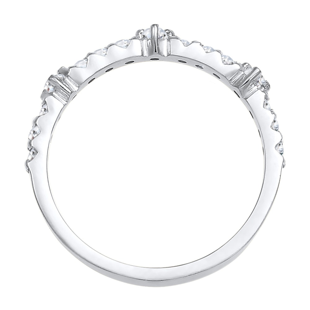 Elli PREMIUM Elli PREMIUM Bague Mémoire des dames Symbole d'amour éternel avec pierres topazes Bague