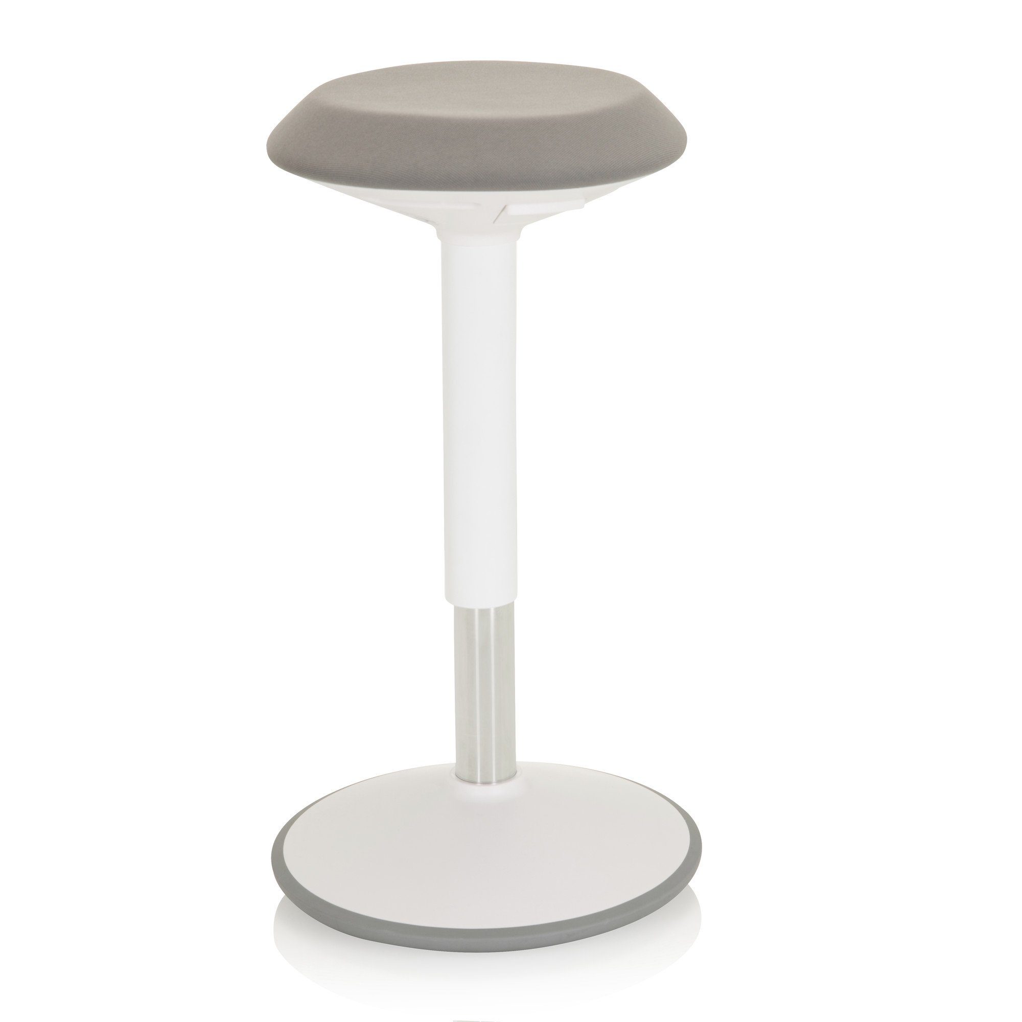 hjh OFFICE Stehhilfe Stehhilfe BALANCE SIT III W Stoff ohne Armlehnen, Hocker, Bürohocker