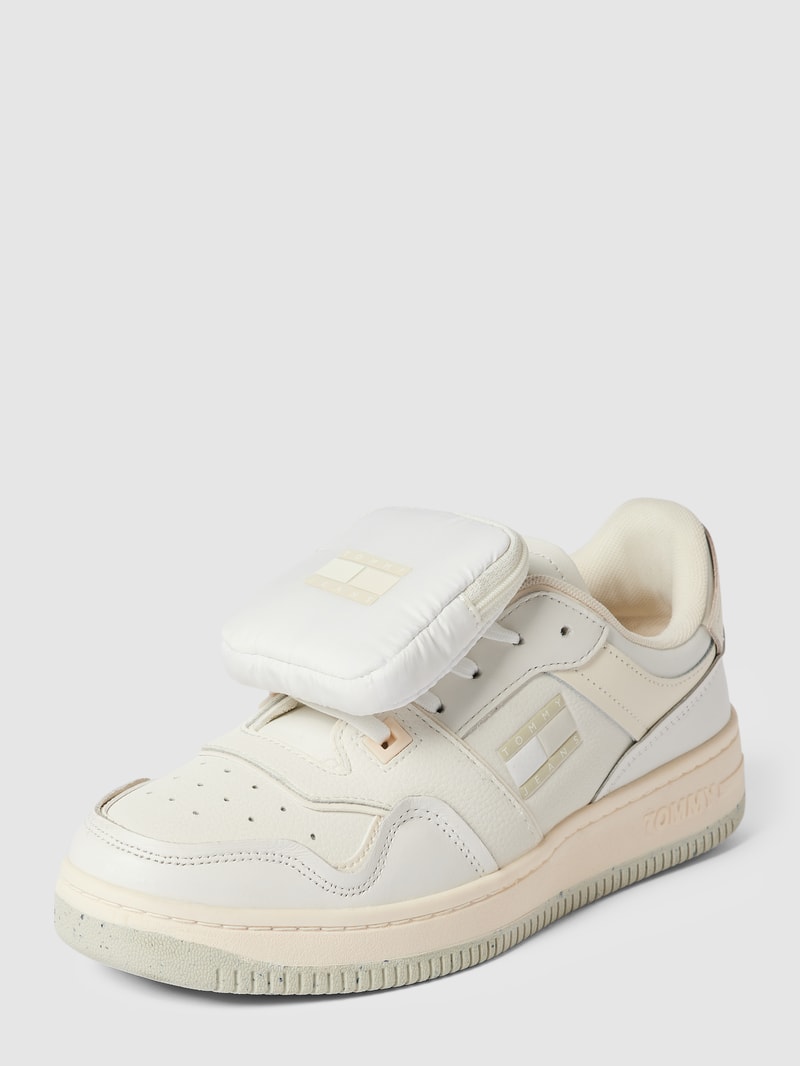 Sneaker mit Label-Details Modell 'RETRO BASKT' in beige