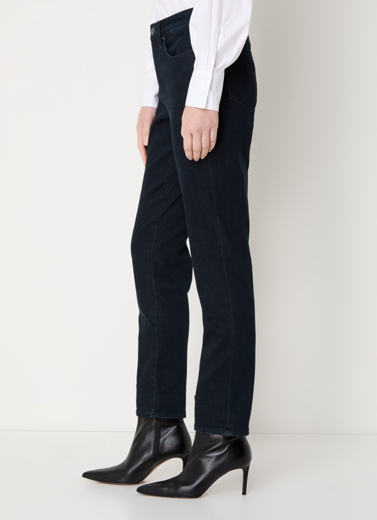 Blugi skinny cu talie înaltă NYDJ Margot, culoare închisă, cu aspect uzat
