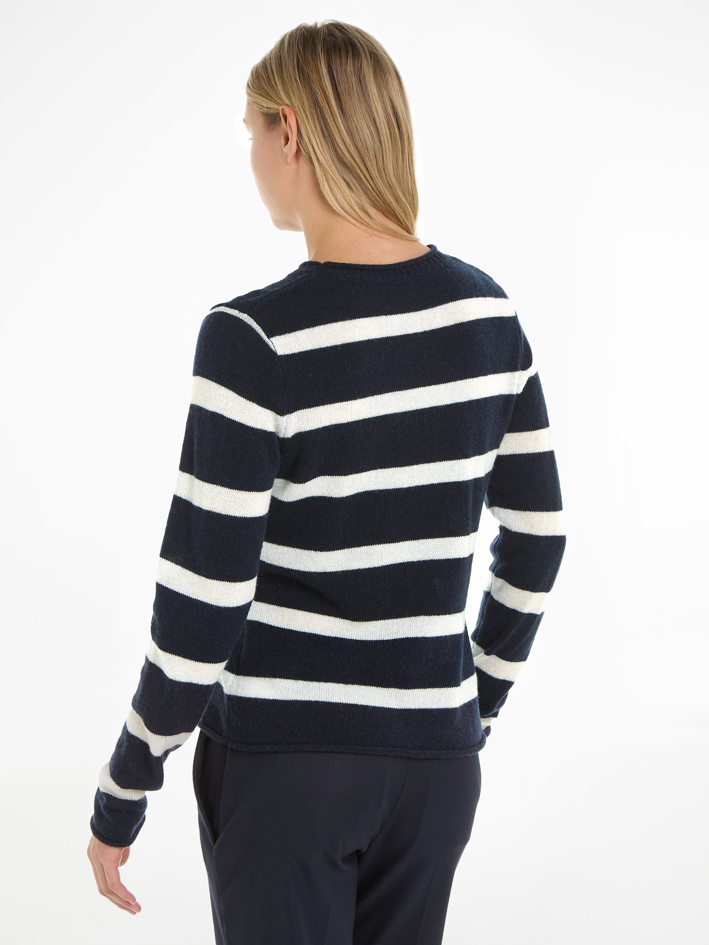Tommy Hilfiger Strickpullover mit Logostickerei