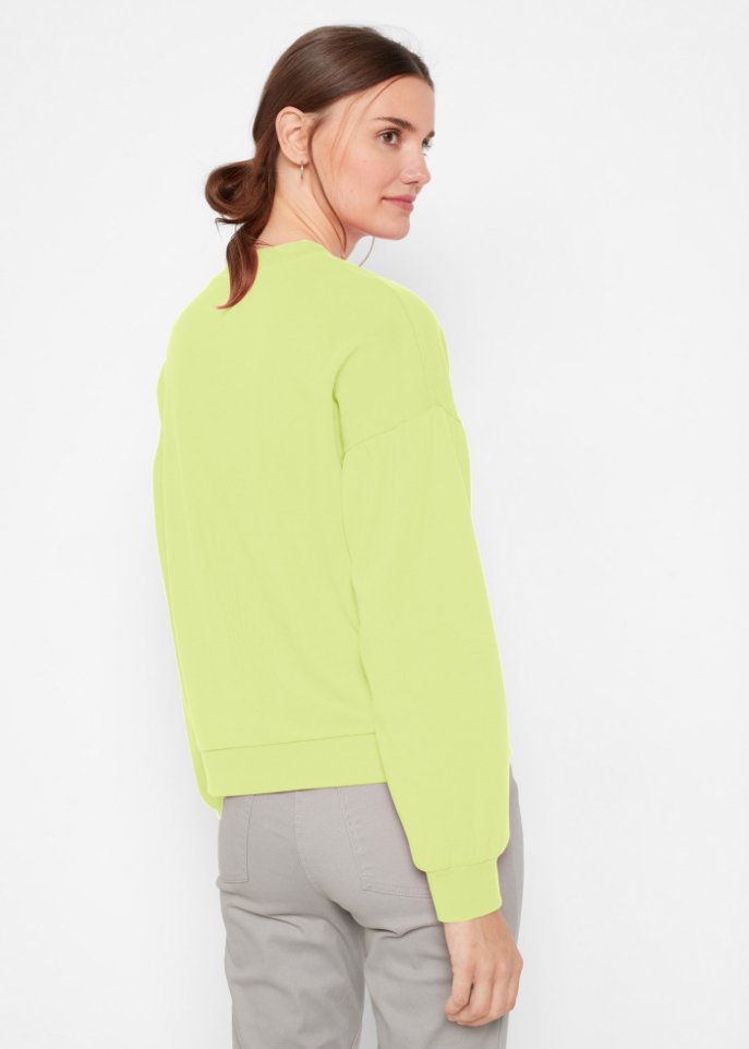 Sweatshirt mit Volumen-Ärmeln