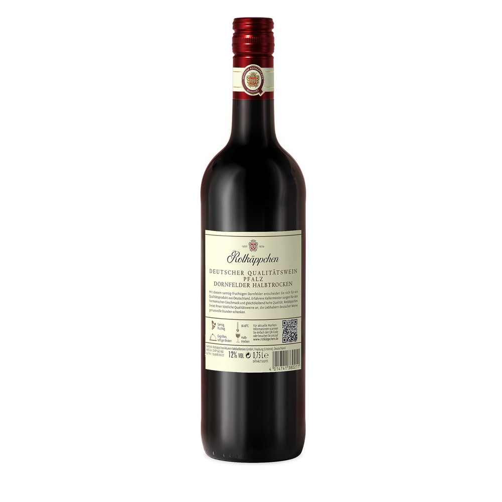 Rotkäppchen Rotwein Dornfelder halbtrocken