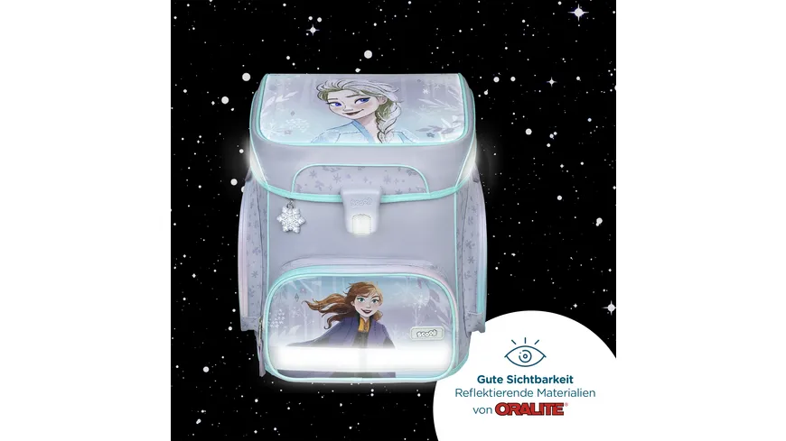 Scooli Frozen EasyFit Schulranzen-Set 5teilig