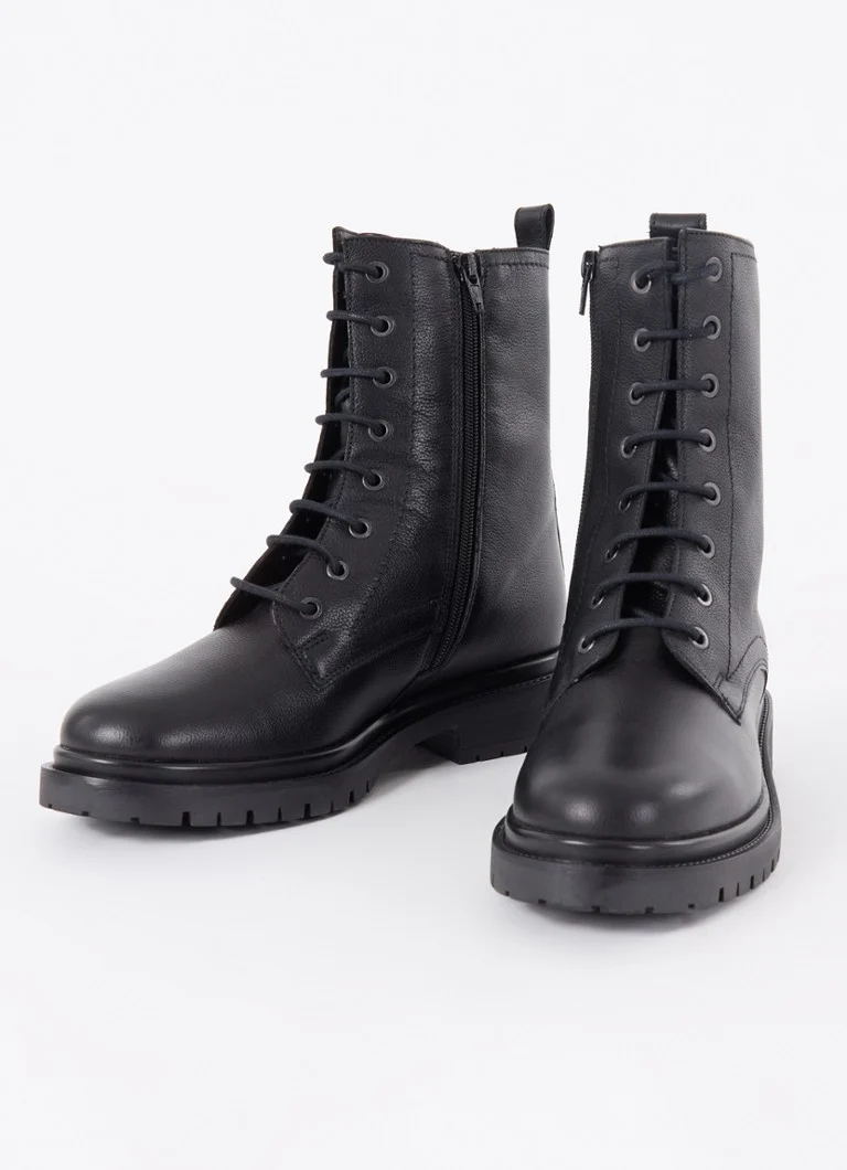Dune London  Prestonne veterboot van leer