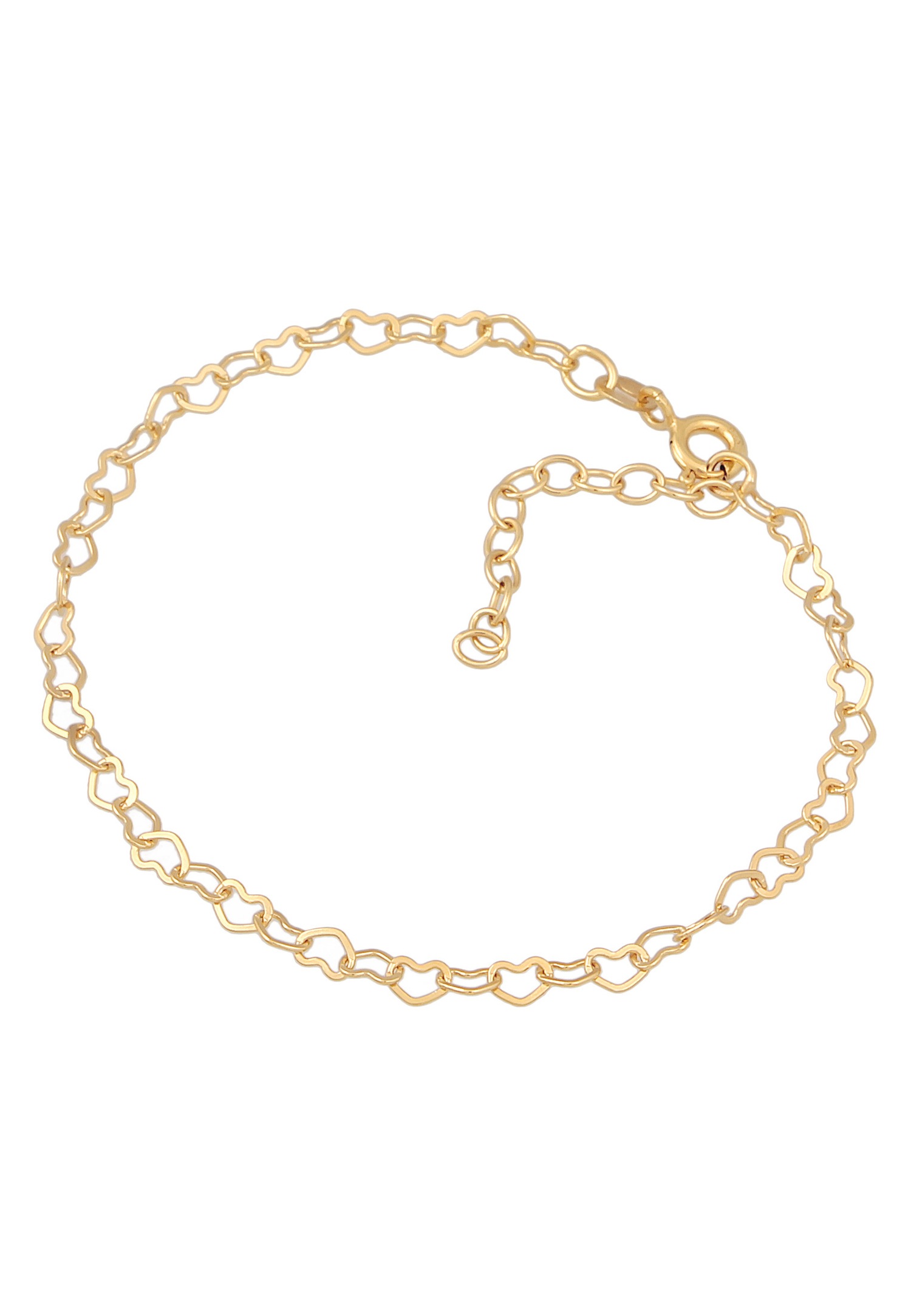 Elli Women's Heart Links Love Connected in 925 Sterling Silver