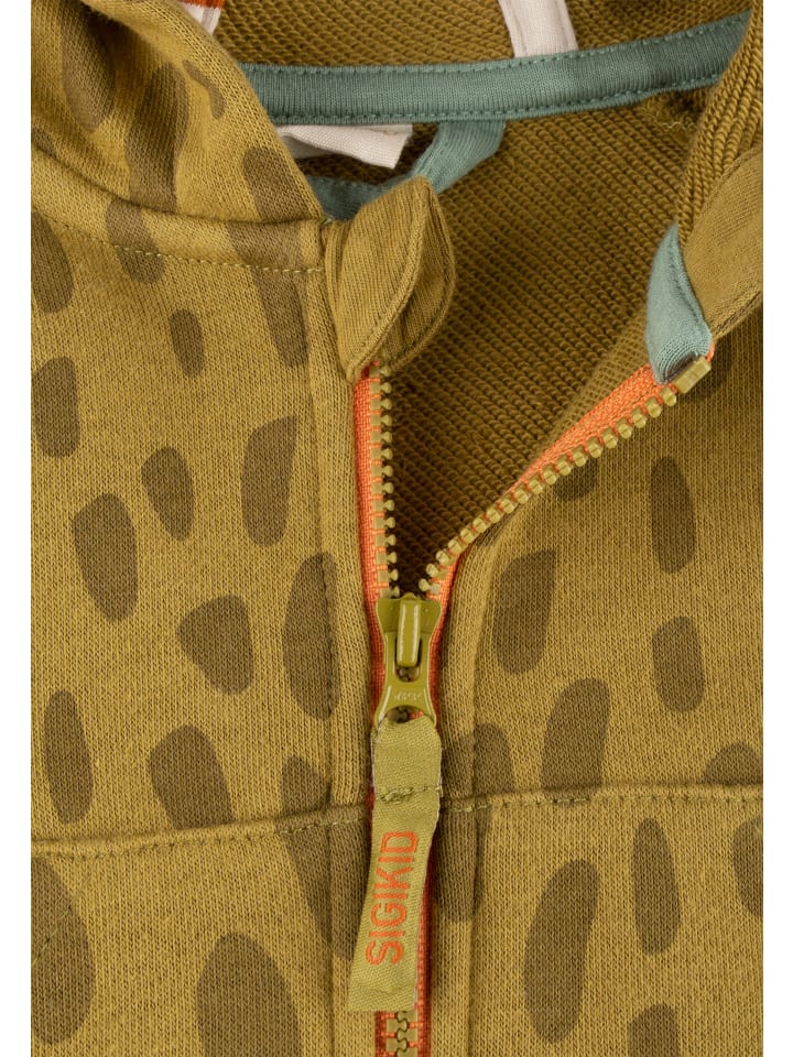 Sigikid Sweatjacke welcome to the jungle in Grün günstig kaufen
