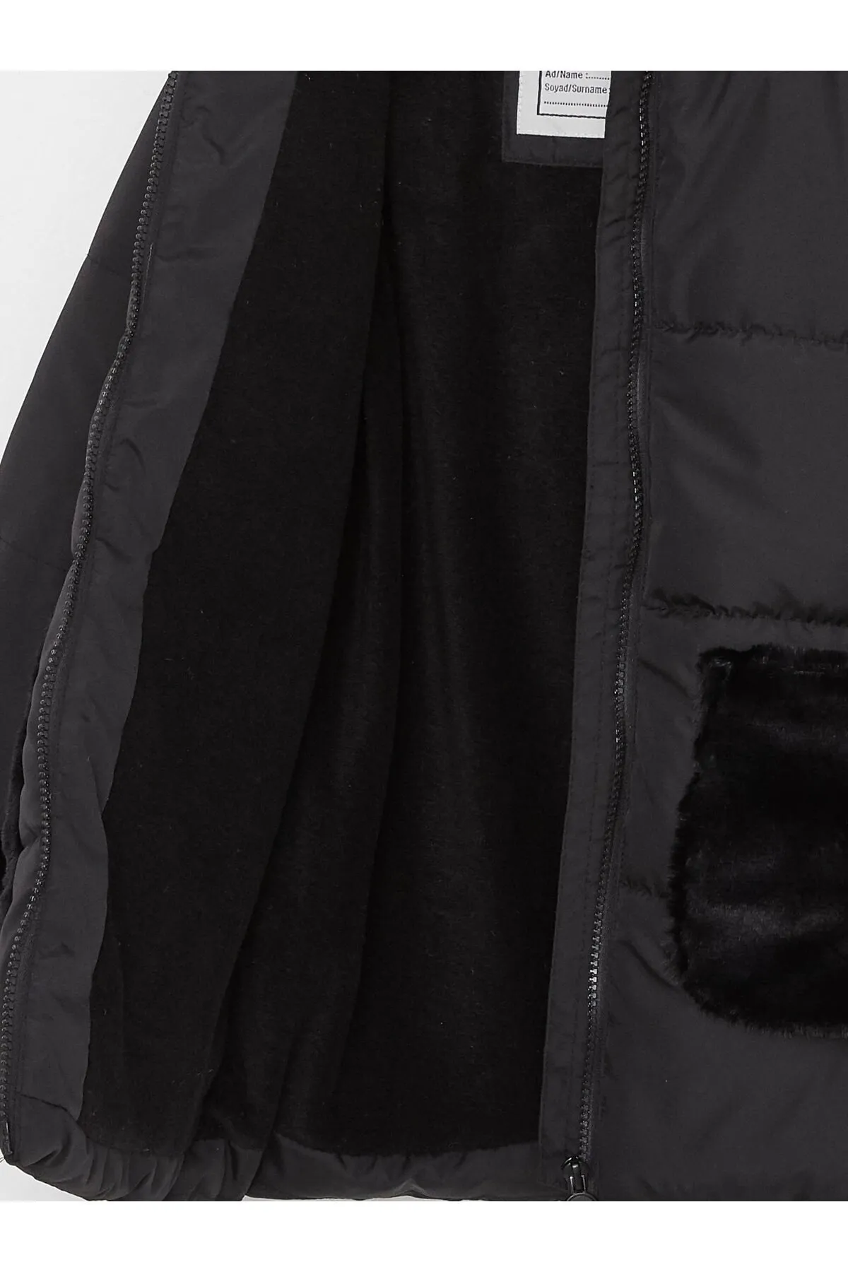 LC Waikiki  Basic-Mantel für Mädchen mit Kapuze