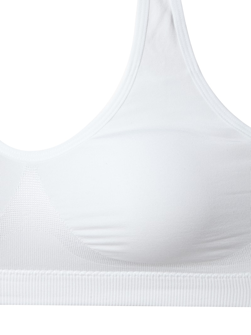 Bustier aus Mikrofaser in weiß