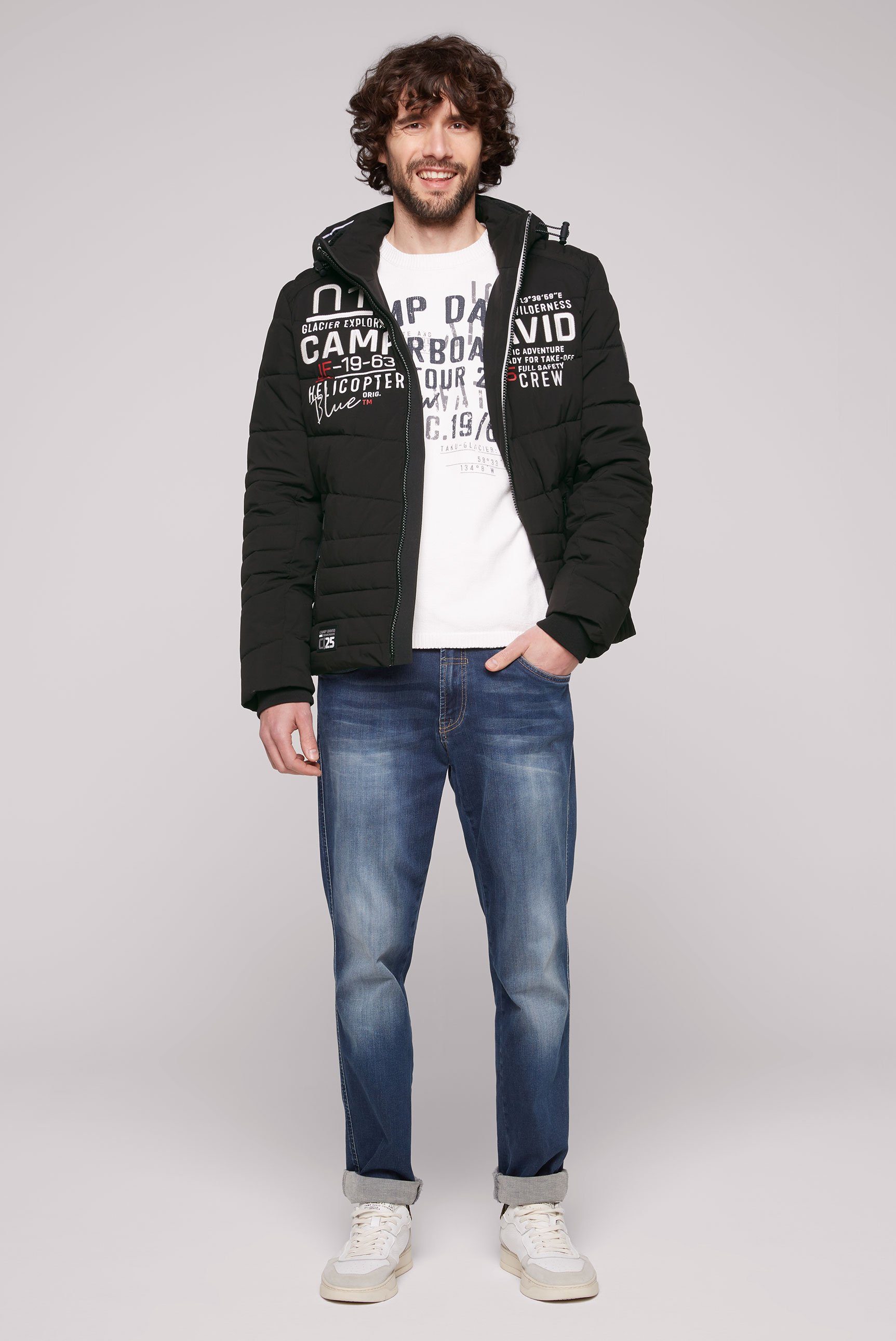 CAMP DAVID Outdoorjacke mit Windbreaker-Bündchen im Ärmel