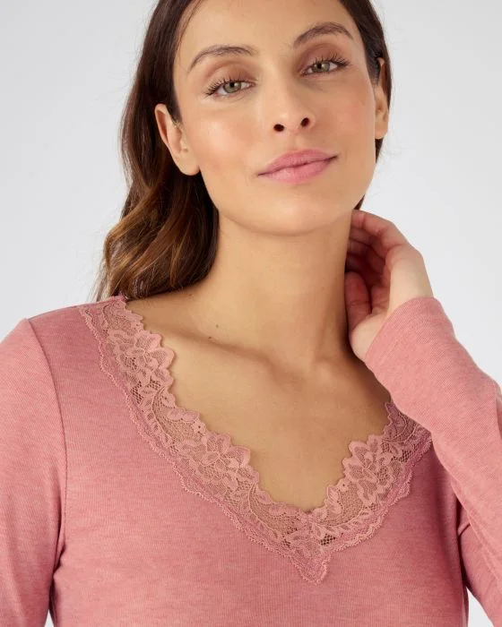 T-shirt manches longues Essential, 20% laine