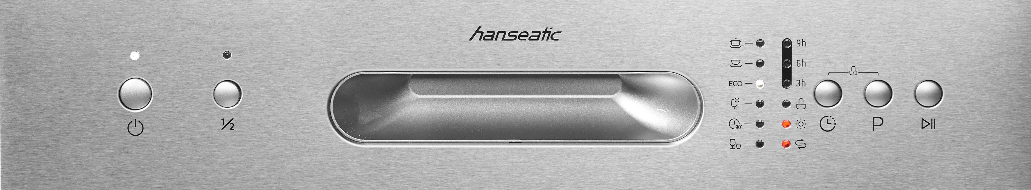 Hanseatic teilintegrierbarer Geschirrspüler, HGTI6082E127735BS, 12 Maßgedecke