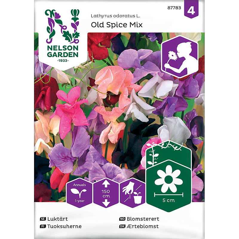 Nelson garden Frø Blomsterert Old Spice mix