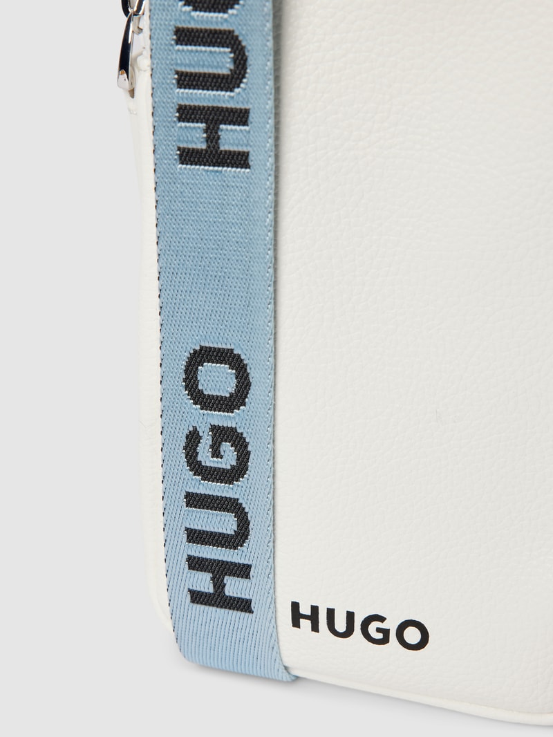 Handytasche mit Label-Print in offwhite