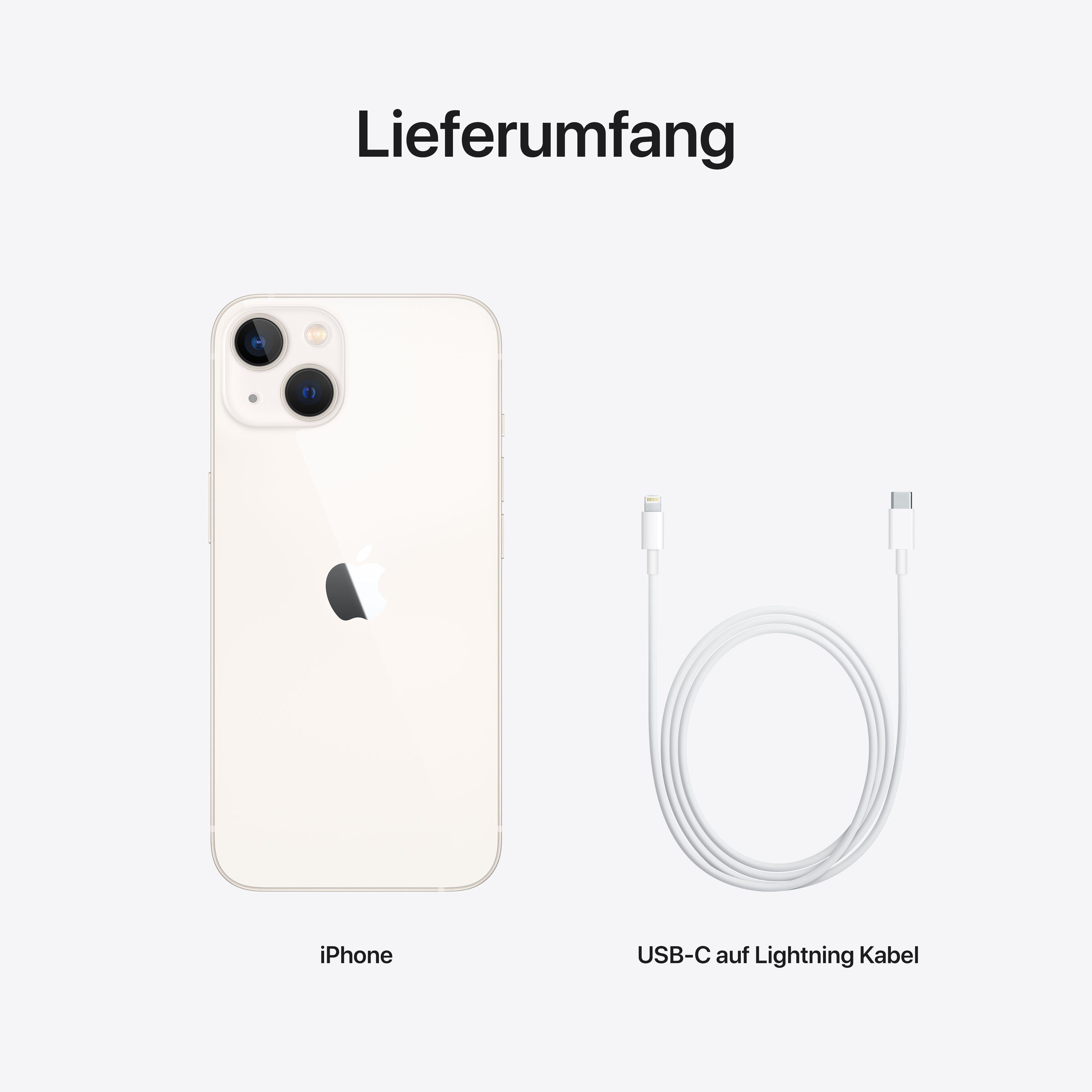 Apple iPhone 13 Smartphone (15,4 cm/6,1 Zoll, 128 GB Speicherplatz, 12 MP Kamera)