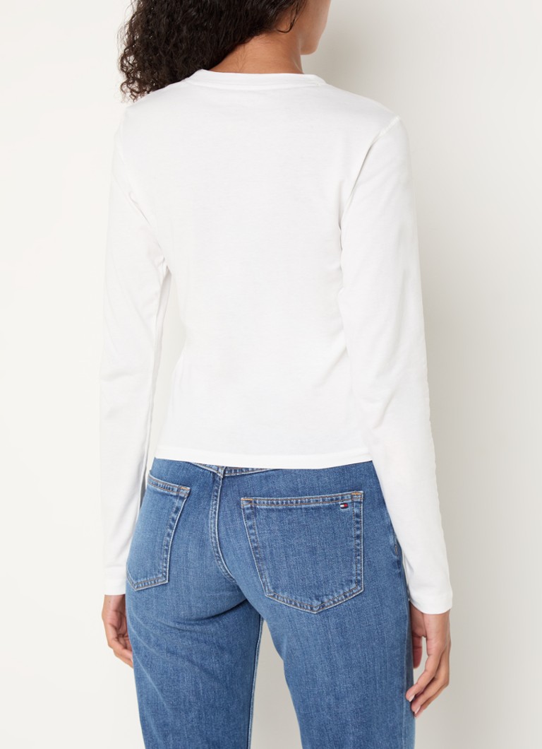 Tommy Hilfiger long-sleeved shirt with logo embroidery