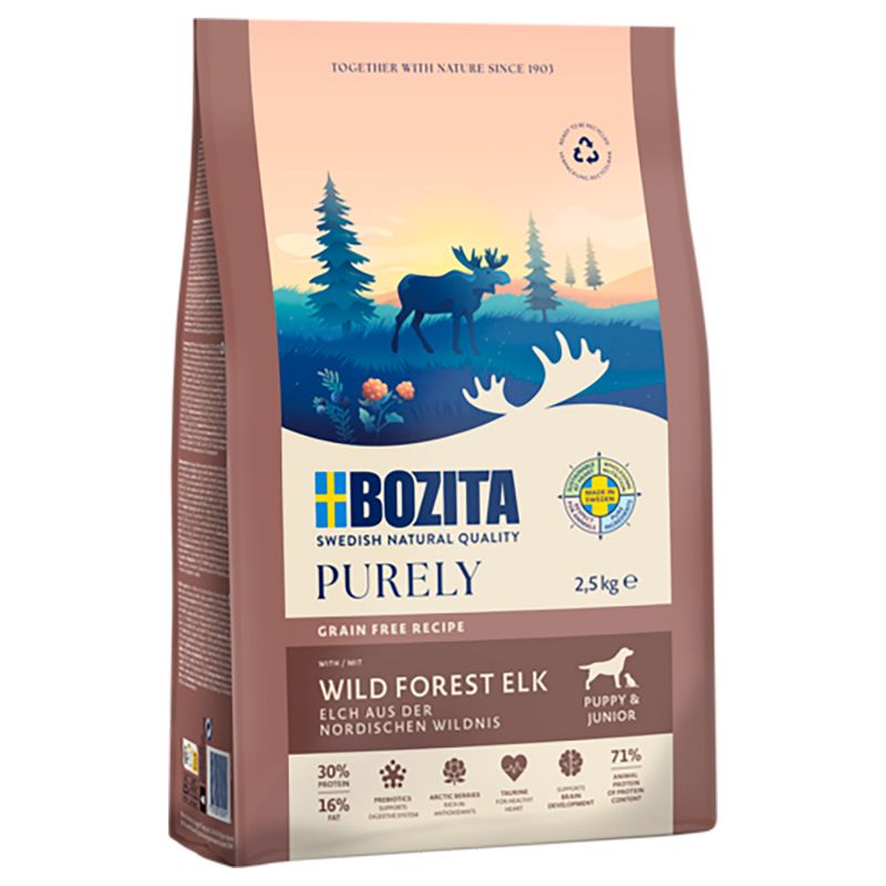 Bozita Dog Purely Grain Free Elch Puppy & Junior