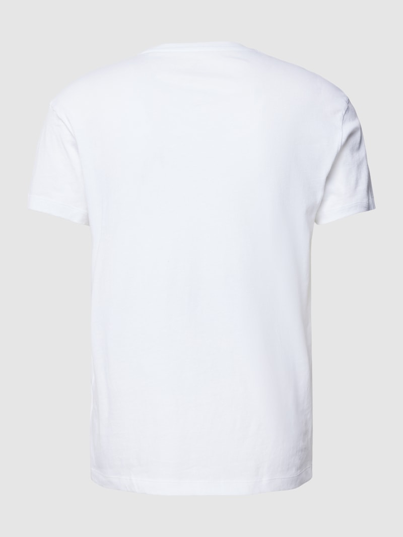 T-Shirt mit Label-Print im 2er-Pack in weiß